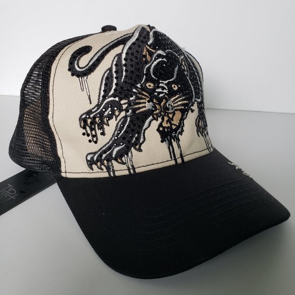Ed Hardy Accessories - ED HARDY - Black Panter HAT -NEW